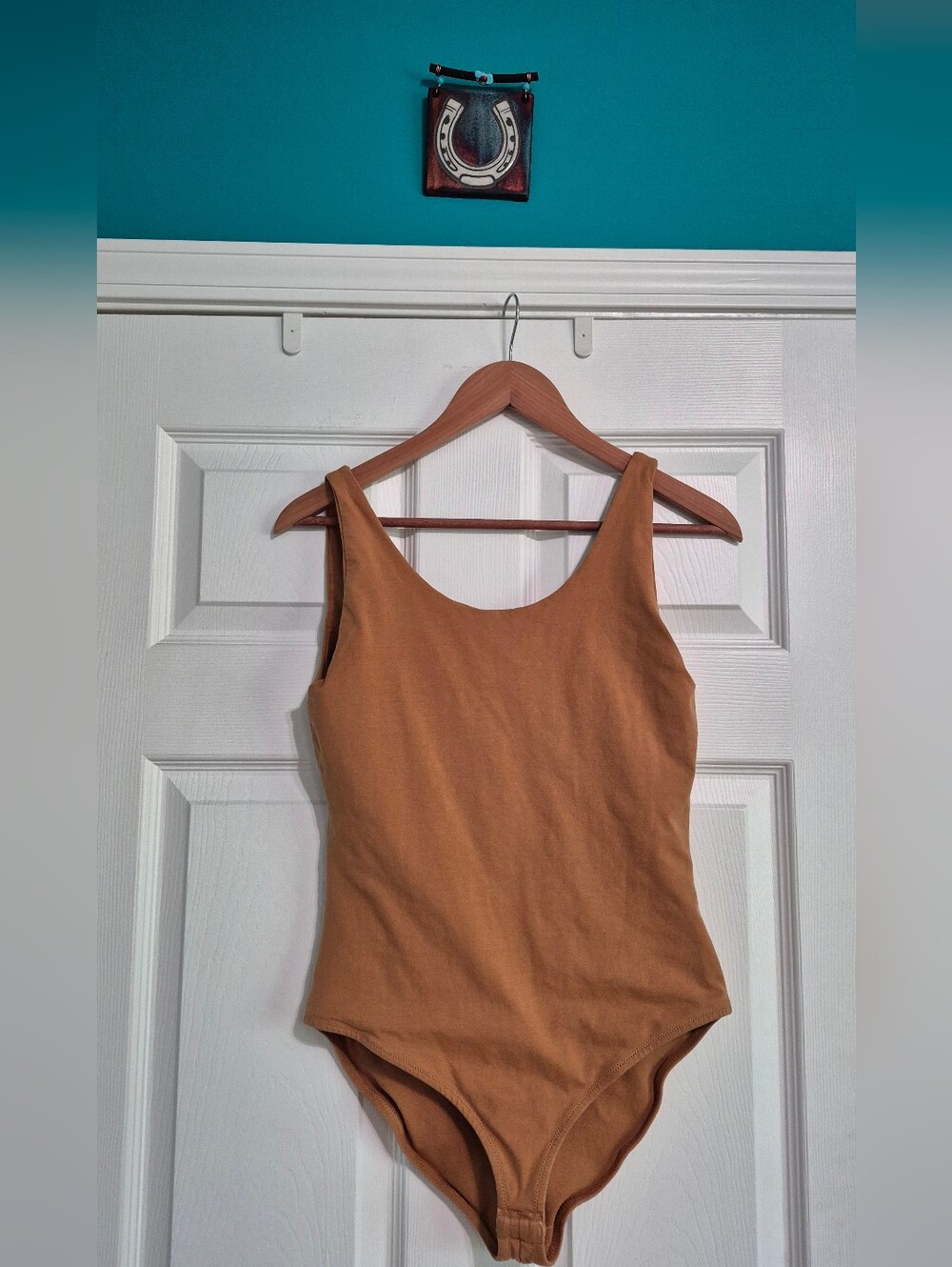 Pact Organic Cotton Scoop Neck Sleeveless Bodysuit - Saddle Brown 🤎